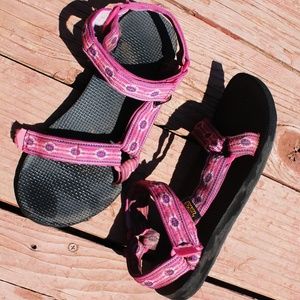 Teva Sandals in Monterrey Raspberry
